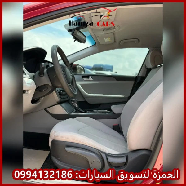 هونداي سوناتا 2016 لون احمر فرش مخمل