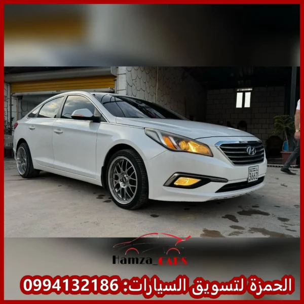 هونداي سوناتا 2016 - لون ابيض